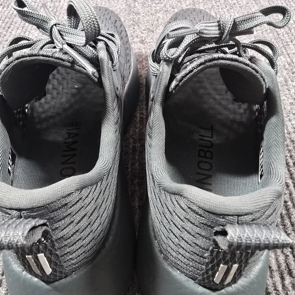 NOBULL Shoes Mens Size 8.5 Gray Mesh Athletic Training Running‎ Sneakers Low Top